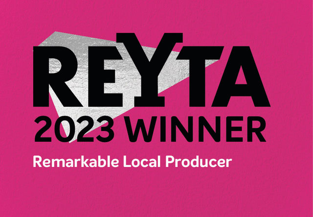 REYTA 2023 winner. Remarkable Local Producer.
